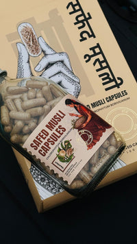 SAFED MUSLI CAPSULES – PREMIUM AYURVEDIC ROOT